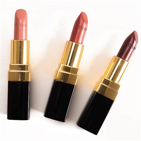 Chanel Adrienne, Antoinette, Jeanne Rouge Coco Lipsticks